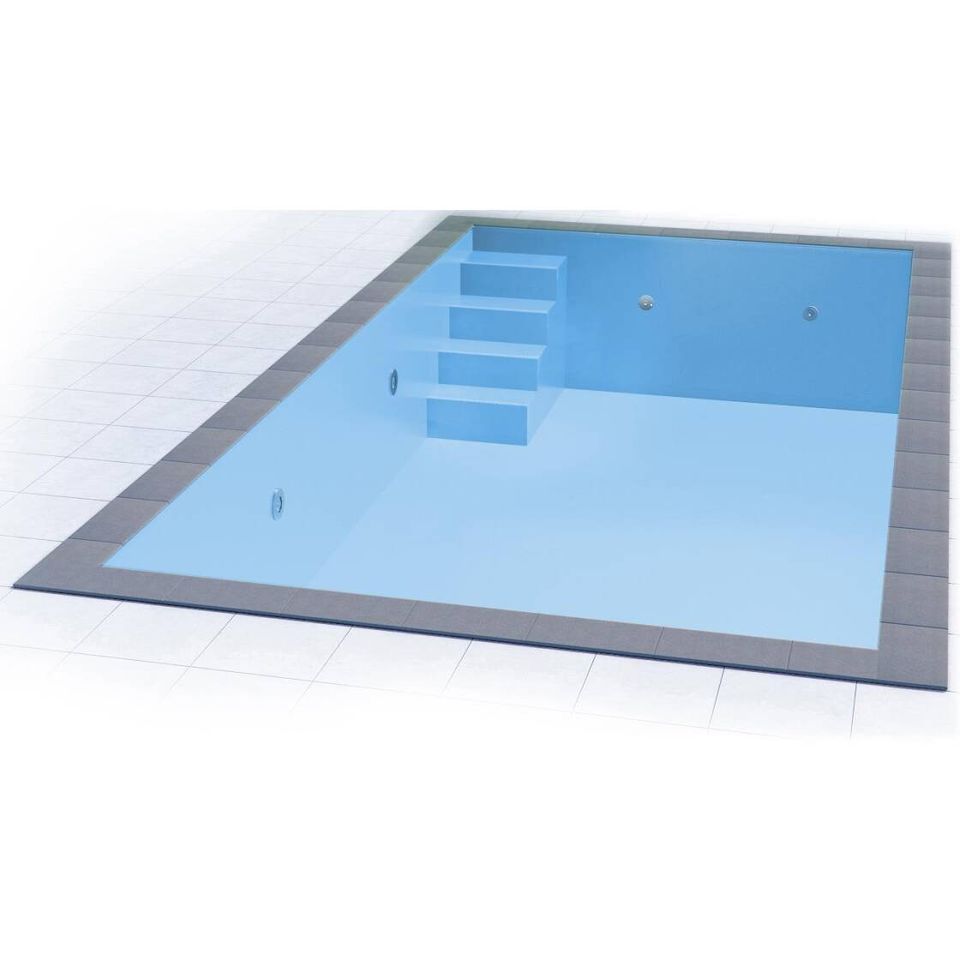 Styropor Pool 600x300x150 EPS30 mit Ecktreppe Variofit 58 cm in Alzenau