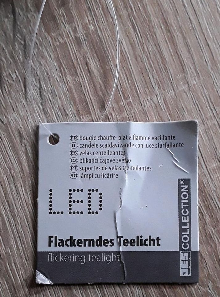 2 LED Laternen *flackerndes Teelicht* NEU m. Etikett in Zweibrücken
