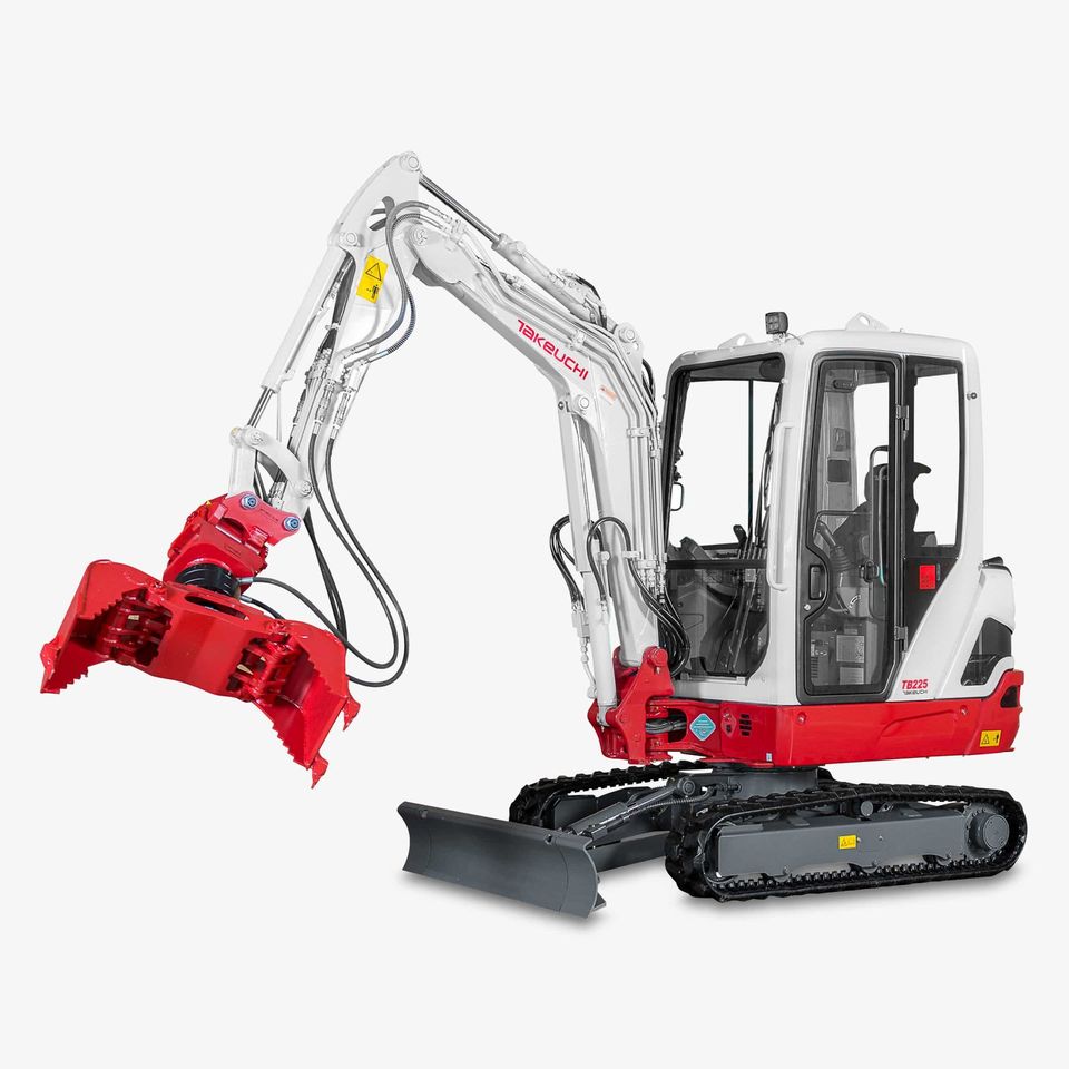 TAKEUCHI MINIBAGGER – TB 225 (2,5t) Mieten in Hilden