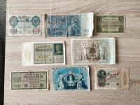 8 Reichsbanknoten Alte Geldscheine Mecklenburg-Vorpommern - Ueckermuende Vorschau