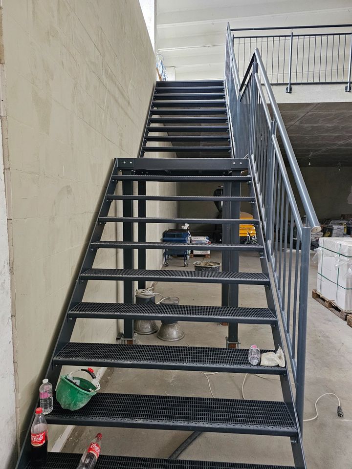 Treppe Metalltreppe in Halle