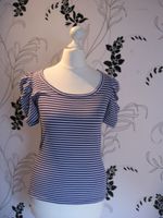 * Fishbone * Damen Shirt XS lila weiß Girls Top Frühjahr Sommer Frankfurt am Main - Westend Vorschau