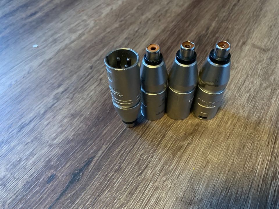 4 x Neutrik Adapter XRL M auf Chinch W in Wickede (Ruhr)