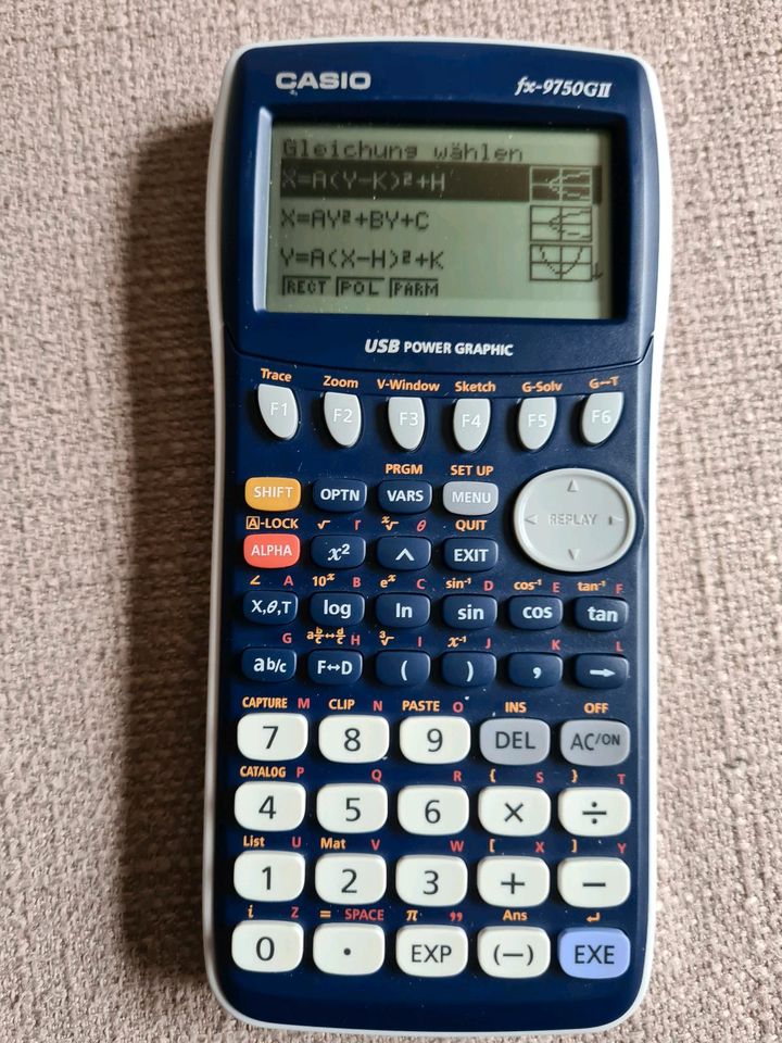 Taschenrechner casio  fx-9750 G2 neuwertig Oberstufe in Morsbach