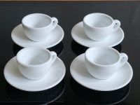 Cilio Espresso Tassen 4er Set mit Untertasse weiß Top-Zustand Niedersachsen - Osnabrück Vorschau