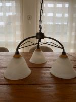 graue Deckenlampe/Hängelampe/Kronleuchter mit 3 Milchgläsern Hessen - Großenlüder Vorschau