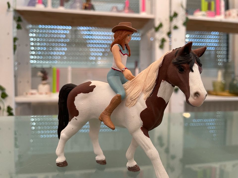 Schleich Western Set mit Pferd + Reiter + Zubehör in Langenfeld