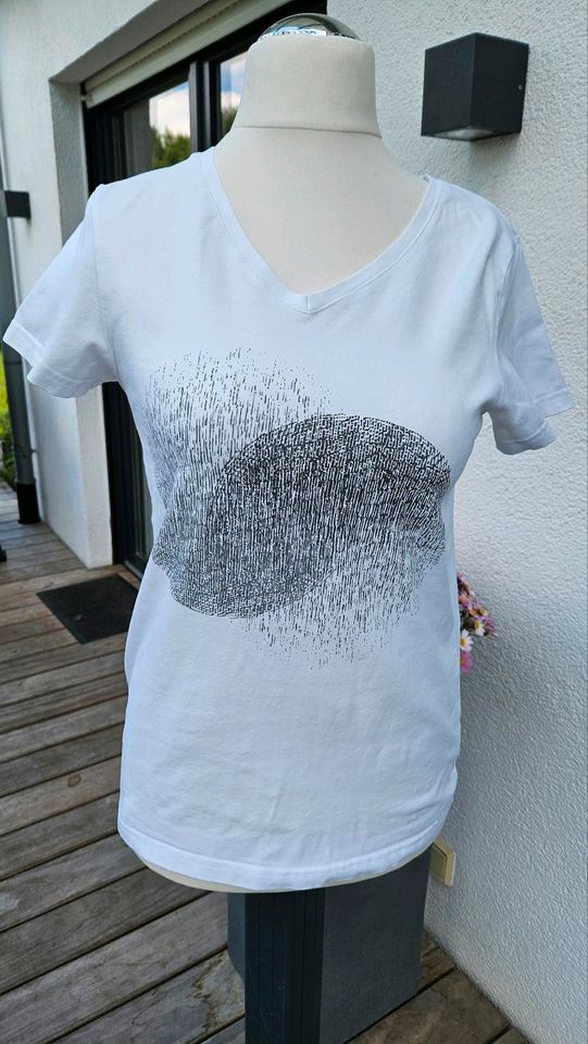 Kaffe T-shirt weiß,  grau Gr. S wie neu in Werther (Westfalen)