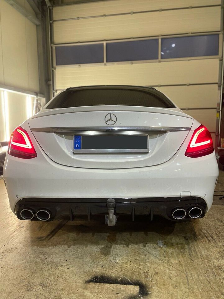 Diffusor Heck W205 S205 C43 AMG Mopf Look Heck in Hünxe