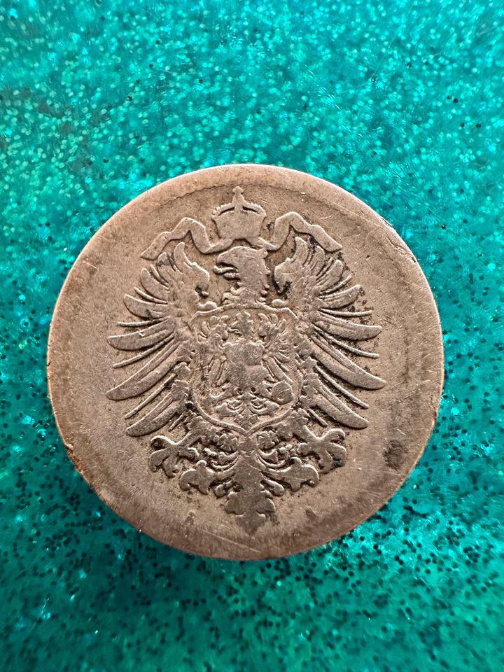 10 Pfennig Deutsches Reich 1876 in Pirna