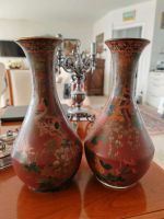 Zwei Cloisonne Vasen aus Porzellan chinesische Porzellan Vase Bayern - Gilching Vorschau