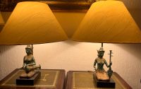 Thailändische Art Deco Bronze Tisch Lampen Tempel Altona - Hamburg Ottensen Vorschau