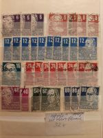 Briefmarken SBZ 1948 Berühmte Pers. Köpfe 1, 32x gest. Borsdorf - Zweenfurth Vorschau