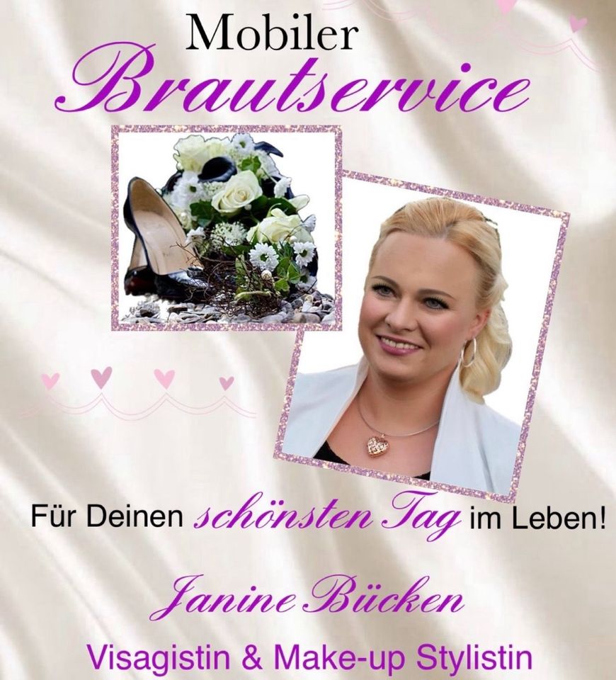 Mobiler Brautservice Braut-Make-up Braut Brautmakeup Hochzeit in Schwalmtal