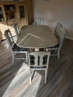 Esszimmer Tisch aus massiv Kiefer mit 6 Stühlen Humptrup - Humptrup Vorschau