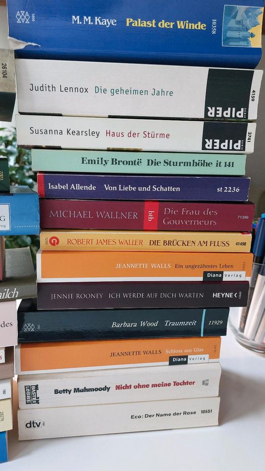 Verschiedene Bücher (Romane, Krimis, Thriller, Klassiker) in Wallhausen