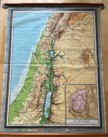 Schulwandkarte Palästina Israel Nordrhein-Westfalen - Essen-Haarzopf Vorschau