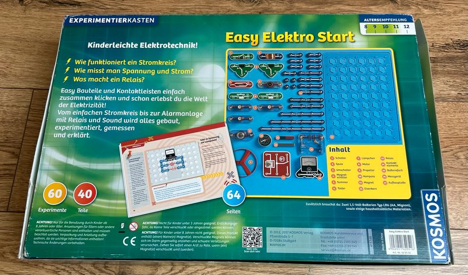 Easy Elektro Start Experimentierkasten von KOSMOS, gebraucht in Hannover