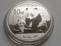 10 Yuan 2012 China Panda 1 Unze Silber 31,1g Silber 999er Obergiesing-Fasangarten - Obergiesing Vorschau