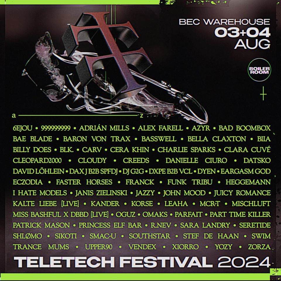 TELETECH FESTIVAL 2024  / Samstag, 03.08- Montag, 05.08.2024 in Schorndorf