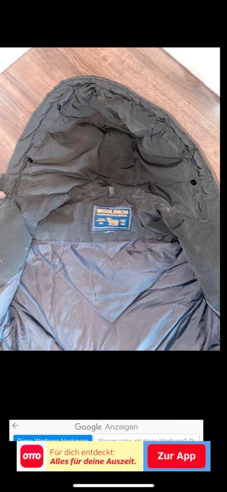 Woolrich Daunenparka Daunenjacke Gr. S, 36 schwarz Klassiker in Berlin