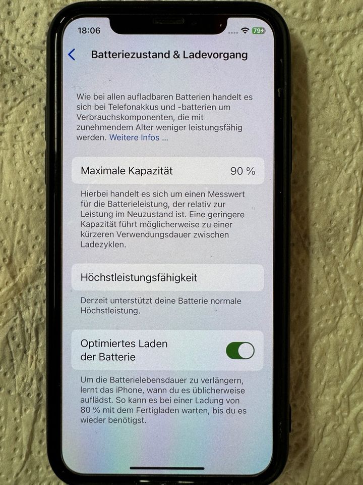 iPhone X 256 GB Space grau Top Zustand in Baden-Baden
