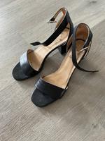 KMB Sling Pumps Sandalen Absatz Gr.38 Feier Fest Anlass schwarz Düsseldorf - Eller Vorschau