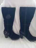 Jana Wildleder Stiefel, schwarz Baden-Württemberg - Oberndorf am Neckar Vorschau