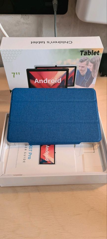 Tablet 7 Zoll HD mit Hülle Blau Neu ! in Dortmund