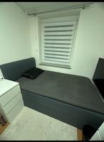 Boxspringbett mit Topper anthrazit grau 120x200cm Bett Schlaf Baden-Württemberg - Kirchheim am Neckar Vorschau