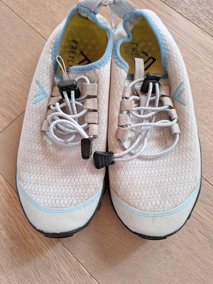 Freyling Barfußschuhe Schuhe blaugrau Gr.36 Mädchen in Illmensee