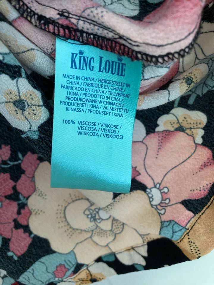 King Louie Kleid 38 bunt Blumen Sommer in Düsseldorf