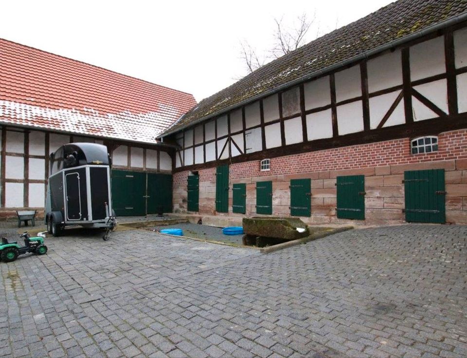 Wohnen im historischen Fachwerkhaus mit Hof und Garage in Schachtebich