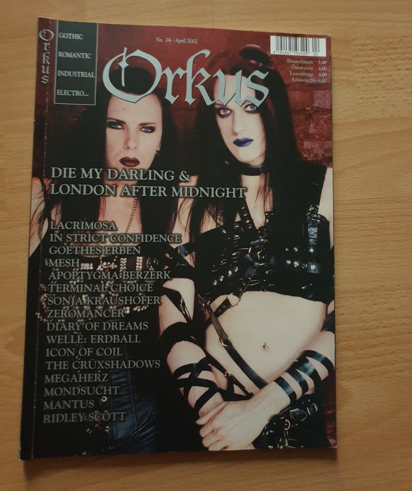 ORKUS Mag (29) LONDON AFTER MIDNIGHT, APOPTYGMA BERZERK, MESH in Bielefeld