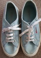 HellblUe Leinenschuhe Gr.36 von Superga Baden-Württemberg - Biberach an der Riß Vorschau