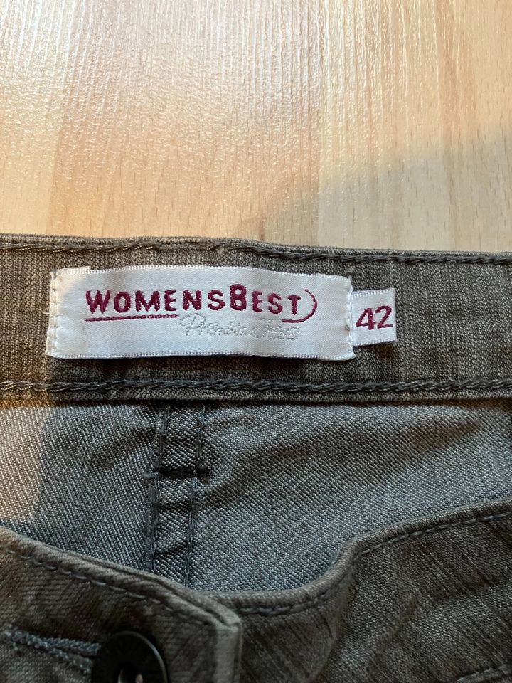 Jeans Gr. 42 beige grau Womens best Rom in Fischbach