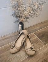 Ballerina beige mit Glitzersteinen Gr 40 Bayern - Ruhstorf an der Rott Vorschau