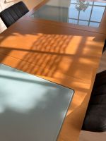 Esszimmer Tisch buche mit Glasplatten Niedersachsen - Salzgitter Vorschau