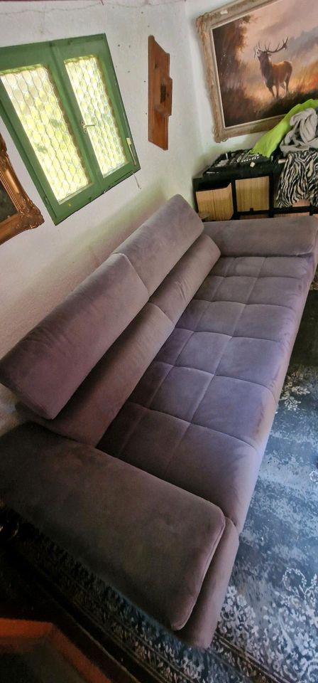 Sofa Mircofaser Ausziehbar in Fellbach