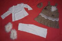 TOFF TOGS Set: Kleid,Shirt,Legging,Haarreif, Puschel, Gr. 92/98 Bayern - Forchheim Vorschau