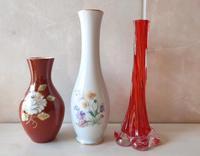 Vase Wallendorf Lettin Porzellan Mercant Glas DDR Retro Vintage Sachsen-Anhalt - Muldestausee Vorschau