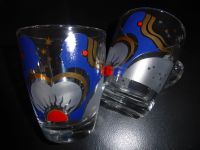 2 Henkel-Gläser mit mehrfarbigem Kunst-Design-Aufdruck Essen - Karnap Vorschau