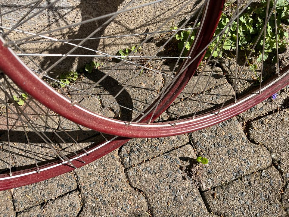 Laufradsatz 28“ Stahlfelgen F&S Torpedo für Oldtimer Fahrrad in Bensheim