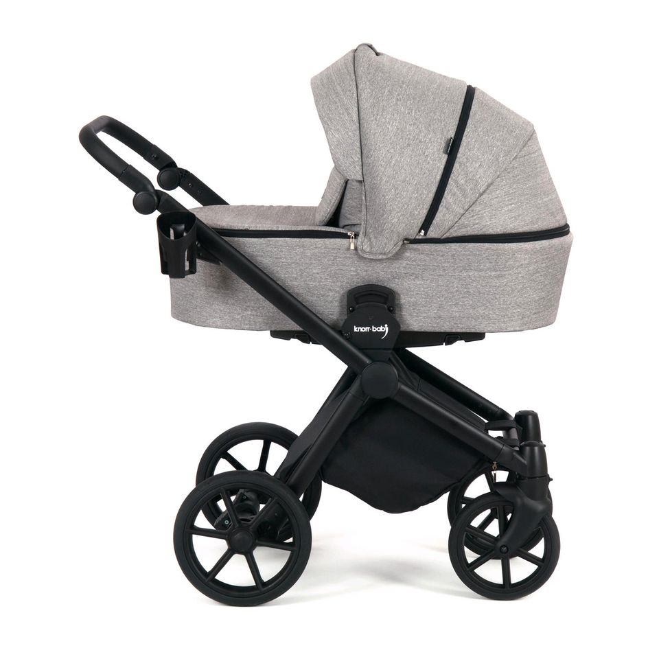 Knorr Baby Kombi-Kinderwagen LIFE+ 2.0 Black Edition Graphit in Nordenham