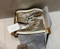 Gucci Sneaker 39 Top Zustand gold Leder Hight Top Design Hessen - Bad Hersfeld Vorschau