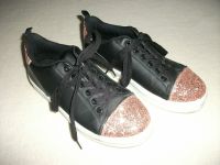 Turnschuhe Schuhe Sneaker schwarz mit bronze Glitzer, Gr.39 Bayern - Amberg Vorschau