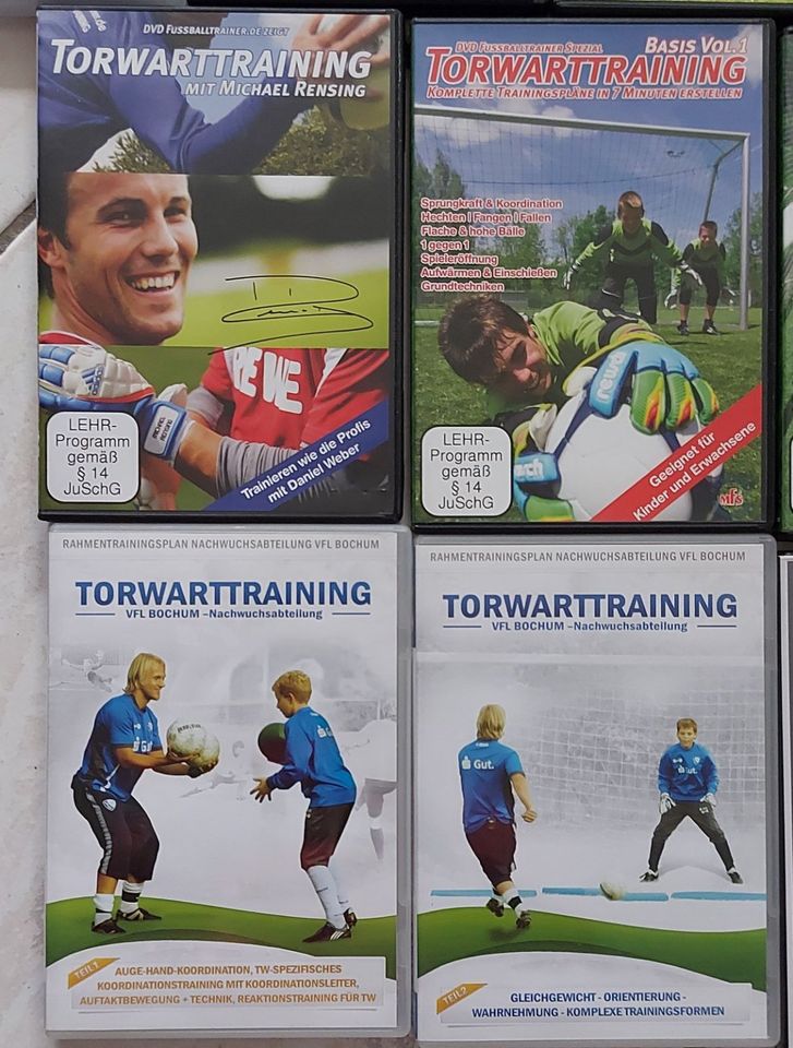 Torwarttraining – 18 verschiedene DVD´s – TOP - Konvolut in Ravensburg