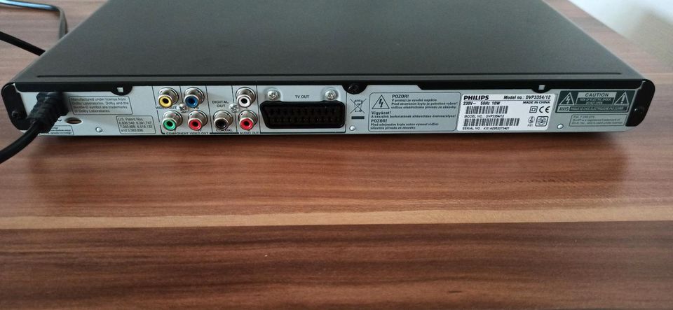 Philips DVD Player mit Fernbedienung Scartkabel USB in Saalfeld (Saale)