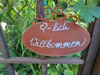 Rostschild Nostalgie mit Spruch, Deko Haus und Garten, Geschenk Bayern - Gundelfingen a. d. Donau Vorschau