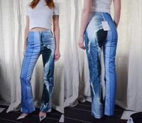 NEU Hosbjerg Essence Paloma Pants Hose Print blau Blue Breaker S Berlin - Neukölln Vorschau